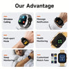 LAXASFIT 2025 Nuovo Smart Watch per uomo Donna Regalo Full Touch Screen Sport Fitness Orologio Chiamata Bluetooth Smartwatch digitale HASHTAG