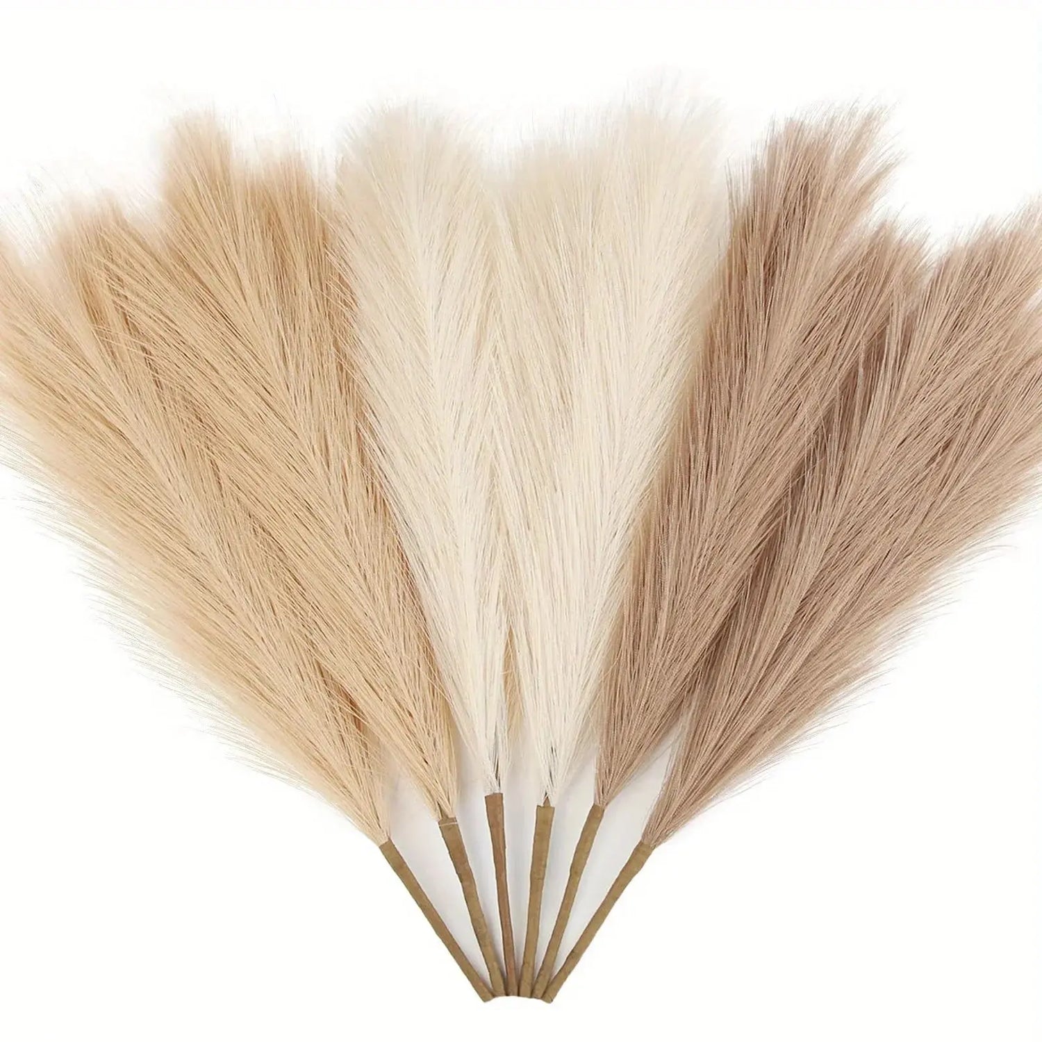 Artificial Pampas Grass 6PCS Event or Home Decoration Liebe - Making Life Easier