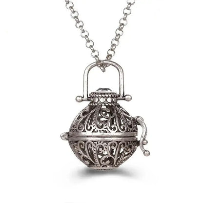 Chime Music Angel Ball Caller Locket Necklace Vintage Pregnancy Necklace. - HASHTAG