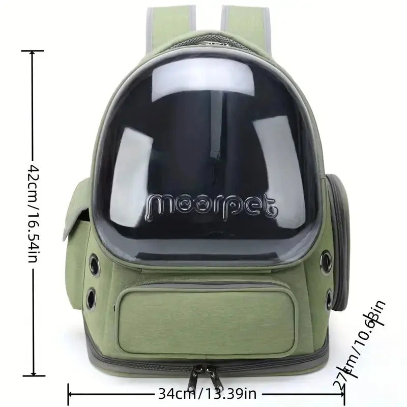Zaino portatile per trasportino per animali domestici-borsa a bolle traspirante, confortevole ed elegante per cani e gatti - My Hashtag Shop