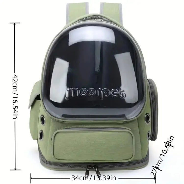 Zaino portatile per trasportino per animali domestici-borsa a bolle traspirante, confortevole ed elegante per cani e gatti - My Hashtag Shop