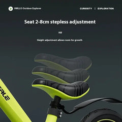 Bicicletta da 12 pollici per bambini senza pedali1-6 anni Bicicletta per ragazzi e ragazze che cammina Apprendimento Balance Bike HASHTAG