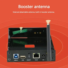 Custodia portatile per HDD SSD da 3,5 pollici Custodia portatile per server di streaming di rete NAS Ethernet USB 3.0 Rj45 per custodia HASHTAG