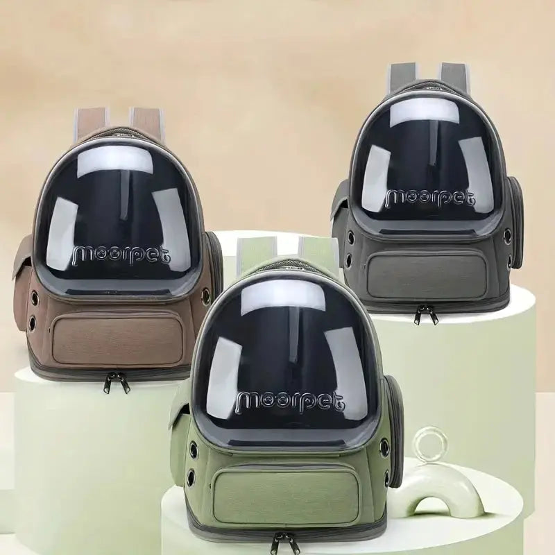 Zaino portatile per trasportino per animali domestici-borsa a bolle traspirante, confortevole ed elegante per cani e gatti - My Hashtag Shop
