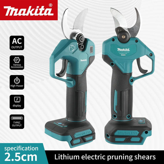 Makita 45 MILLIMETRI Cordless Brushless Elettrico Potatura Cesoie Albero Bonsai Potatore Rami Taglierina Strumento di Potere Per Makita 18 V Batteria