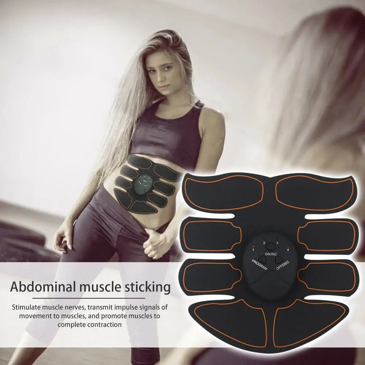 Stimolatore muscolare elettrico EMS Wireless glutei Hip Trainer stimolatore addominale ABS Fitness massaggiatore vibratore dimagrante corpo - My Hashtag Shop