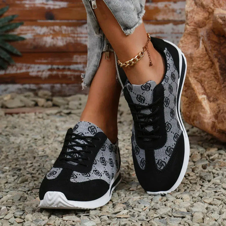 Women Designer Mouth Breathable Cross Strap Sneakers Liebe - Making Life Easier