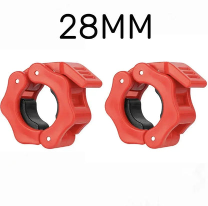 Collari Spinlock Bilanciere Collare Blocco Manubri Clip Morsetto Barra di sollevamento pesi Palestra Manubri Fitness Body Building - My Hashtag Shop