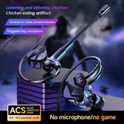 Cuffie da gioco E-Sports Suono surround 7.1 Cuffie stereo Hi-Fi cablate Cuffie da gioco PUBG con doppio microfono in-ear da 3,5 mm/tipo C HASHTAG