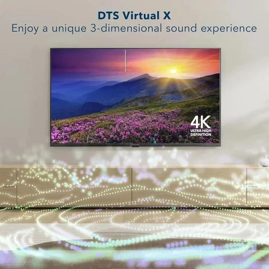 TV Smart LED 4K UHD da 55 Pollici Serie F50 con Telecomando Vocale per Streaming