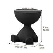 Tavolini creativi Tavolino da caffè a testa piatta Tavolino decorativo per divano per soggiorno Mini tavolo tavolino Comodino HASHTAG