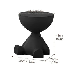 Tavolini creativi Tavolino da caffè a testa piatta Tavolino decorativo per divano per soggiorno Mini tavolo tavolino Comodino HASHTAG