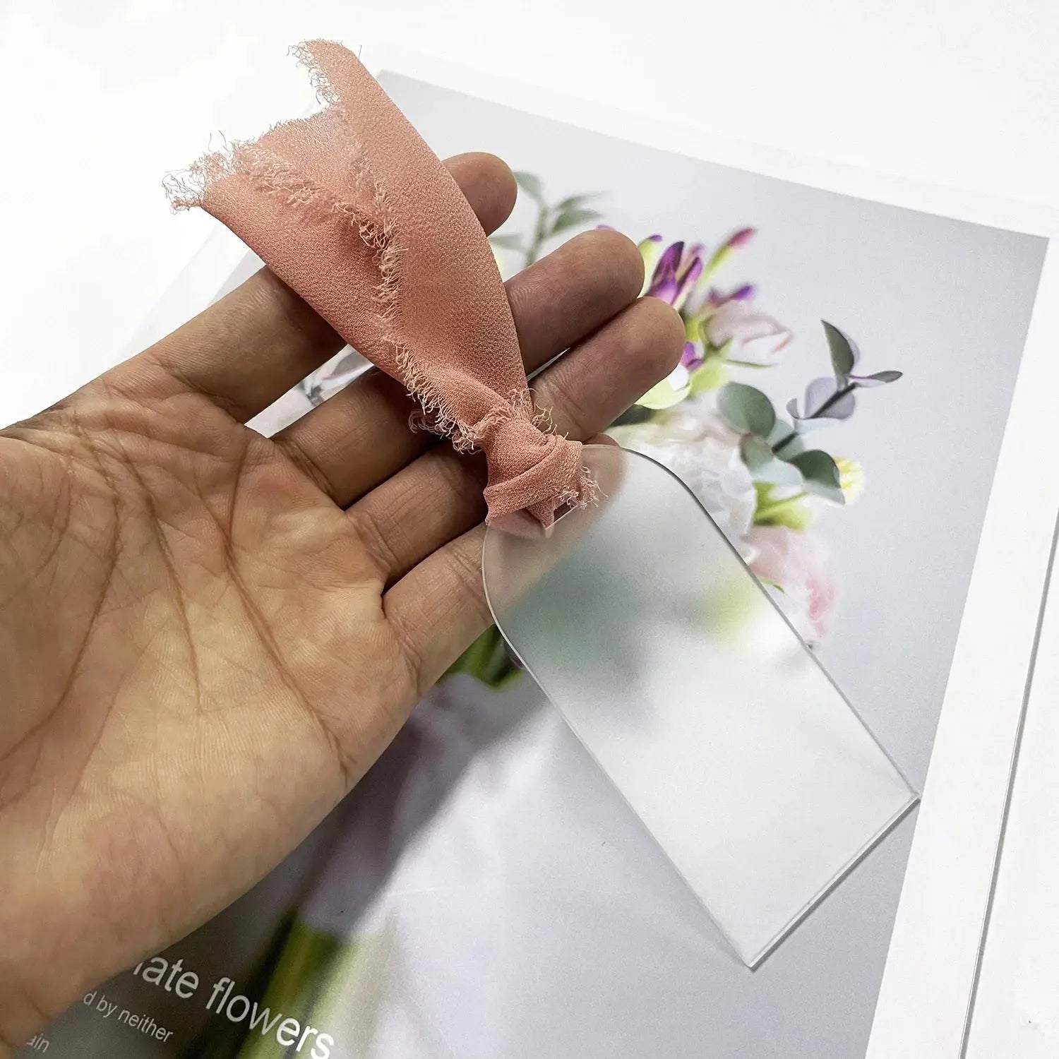 Acrylic Wedding Place Card Frosted Acrylic Name Tag Arch 10/20/50Pcs - HASHTAG