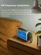 Display a LED da 4,3 pollici Radio Altoparlante Bluetooth senza fili Radio FM portatile Slot per scheda TF Lettore musicale MP4 Video Boom Box - My Hashtag Shop