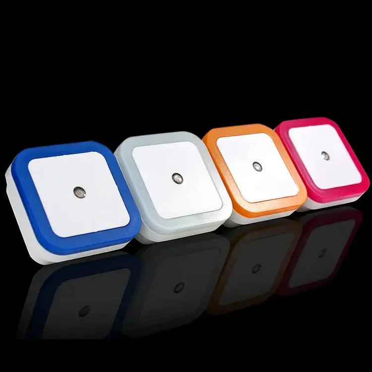 1-4pcs LED Wireless Sensor Night Light EU US Plug Mini Square Night AliExpress