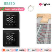 BSEED Zigbee Caldaia Elettrica/Acqua/Gas Riscaldamento a Pavimento Sensore Touch Termostati Intelligenti Tuya Vita Intelligente Alexa Controllo Telaio in Plastica HASHTAG