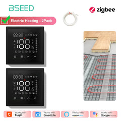 BSEED Zigbee Caldaia Elettrica/Acqua/Gas Riscaldamento a Pavimento Sensore Touch Termostati Intelligenti Tuya Vita Intelligente Alexa Controllo Telaio in Plastica HASHTAG
