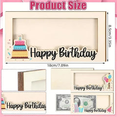 birthday present, suitable for party gifts and decorations, DIY cash envelopes and greeting cards HASHTAG