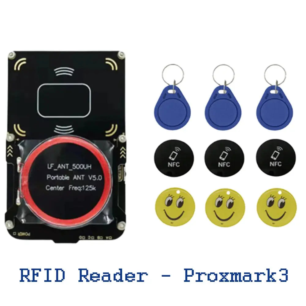 Proxmark3 5.0 Kit NFC Smart Chip Card Crack Copier 13.56Mhz Duplicatore di chiavi 125Khz T5577 Token Clone Writer IC ID Badge Reader - My Hashtag Shop