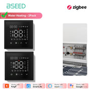 BSEED Zigbee Caldaia Elettrica/Acqua/Gas Riscaldamento a Pavimento Sensore Touch Termostati Intelligenti Tuya Vita Intelligente Alexa Controllo Telaio in Plastica HASHTAG