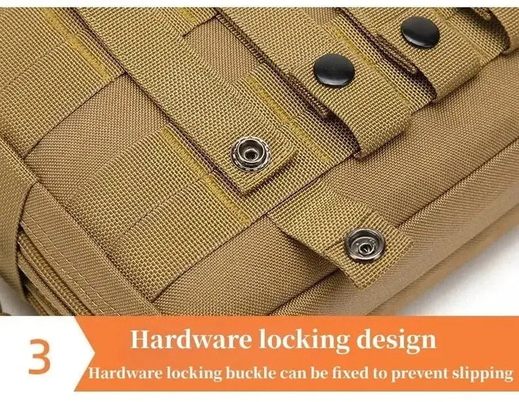 Borsa Tattica Multifunzionale per Trekking, Campeggio, Escursionismo, Viaggi, Arrampicata, Pesca, Grande Capacità, Borsa Molle per Attività all&