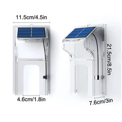 Campanello video intelligente con ricarica solare, telecamera HD wireless, copertura antipioggia impermeabile, audio bidirezionale, monitoraggio mobile in tempo reale HASHTAG