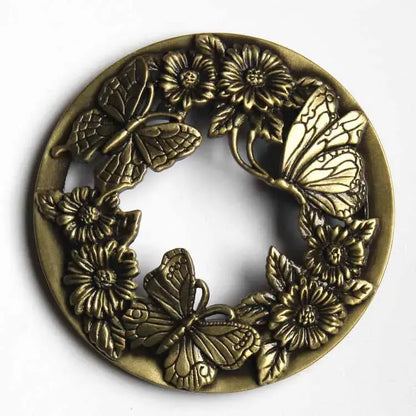 Candle Antique Butterfly Candle Shade Jar Lid Topper Silver/gold/bronze - HASHTAG