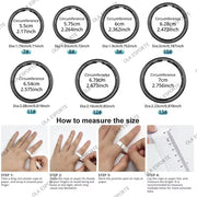 Anello intelligente 2025 con schermo di visualizzazione e touch, ricarica wireless, direttore di salute, impermeabile 5 ATM per uomo donna Anelli R12 R11 HASHTAG