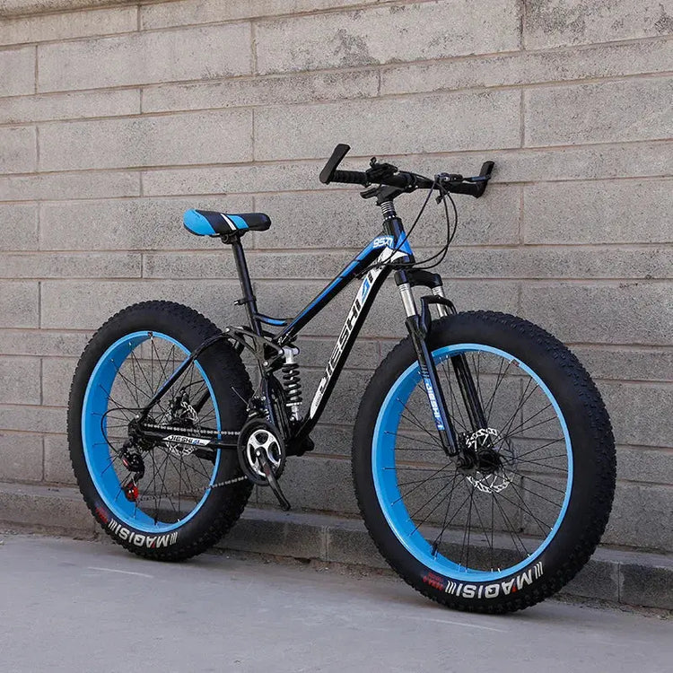 Mountain bike per adulti fuoristrada Beach4.0Pneumatico grande Doppia assorbimento degli urti Bicicletta a velocità variabile per studenti e studentesse - My Hashtag Shop