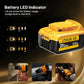 Batteria DEWALT 20v/60V DCB606 DCB609 DCB182 DCB205 DCB206 DCB209 utensile elettrico batteria 18V batteria 6AH 9AH.