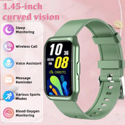 Nuovo braccialetto fitness tracker intelligente con schermo a colori Monitoraggio della salute della frequenza cardiaca Esercizio Conteggio dei passi Fascia intelligente sportiva fitness HASHTAG