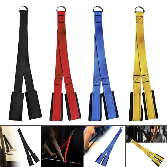 Corda per tricipiti Allenamento per la forza Tirare giù Corde Imbottitura imbottita antiscivolo Attivando più fibre muscolari Cinghie di estensione per tricipiti - My Hashtag Shop