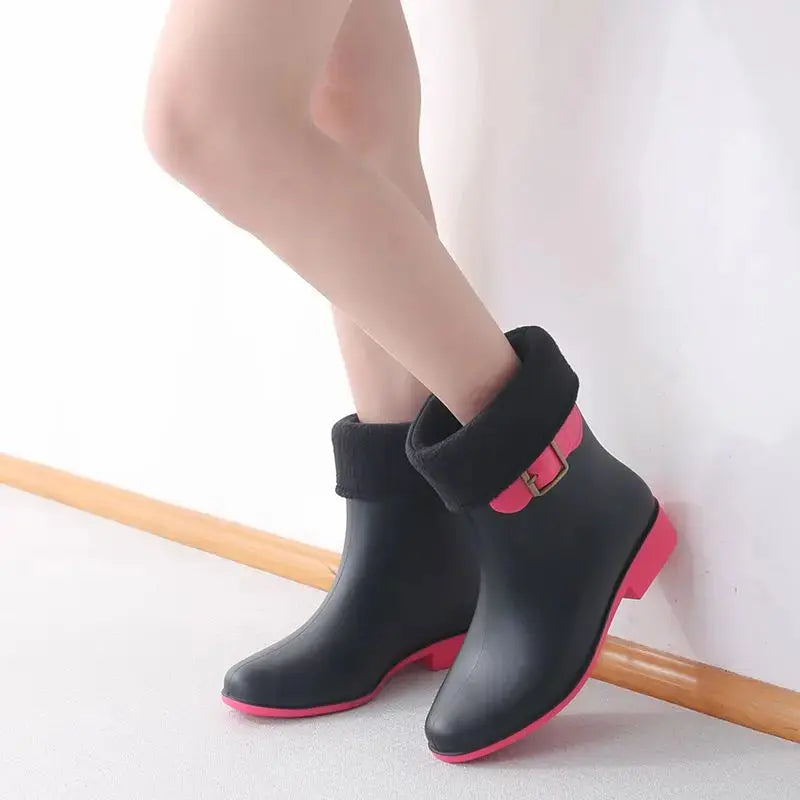 Waterproof Rain Boots with Thermal Lining Nonslip Rubber Liebe - Making Life Easier