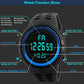 Orologio elettronico da uomo Orologi sportivi militari Orologio da polso digitale multifunzione luminoso a LED per uomo, bambino, ragazzo, studente, adolescente - My Hashtag Shop