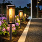 Luci calde per percorsi solari Giardino esterno impermeabile ad energia solare per la decorazione dell&