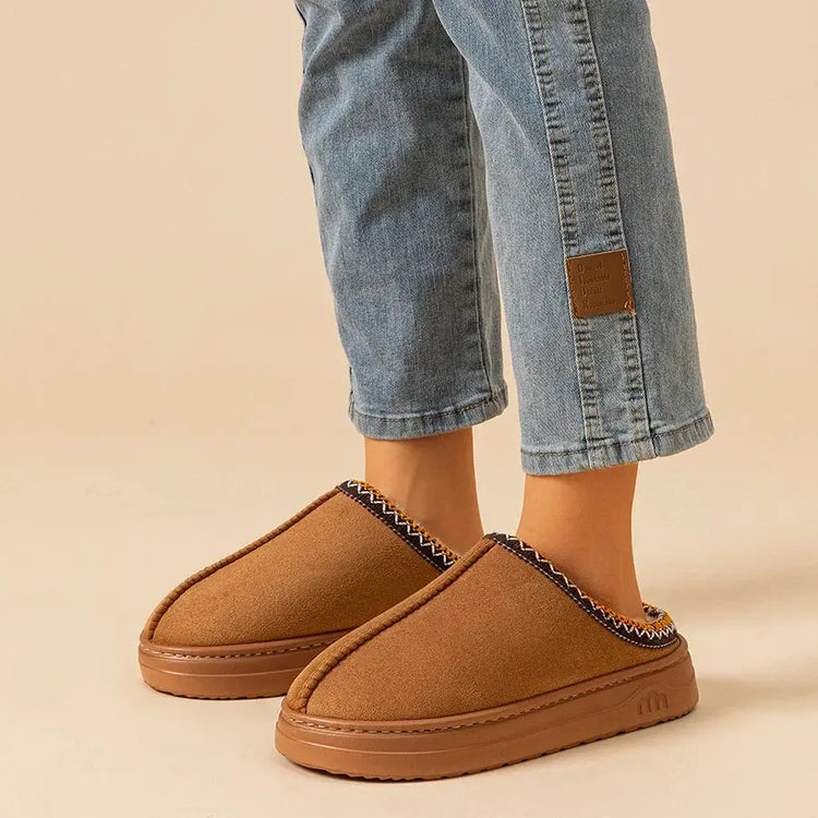 ****SALE**** Winter Slipper Fuzzy Fur Anti-slip Soft Sole Leisure Liebe - Making Life Easier