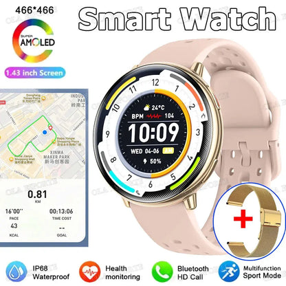 Per Amazfit Active 2 GPS Astuto Della Vigilanza Delle Donne Degli Uomini Ai GPT Amoled Impermeabile Sport SmartWatch Bussola NFC BT Chiamata Orologi per - My Hashtag Shop