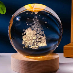 NEW Christmas Birthday Gifts6 Crystal Ball Planet Night Light Laser Solar System Globe Astronomy Festival Gifts Desktop Decoration HASHTAG