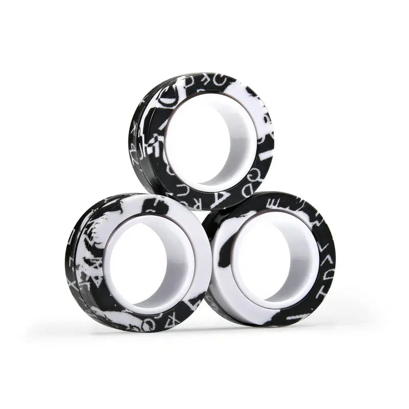 Anelli magnetici per dita Set di giocattoli colorati - My Hashtag Shop