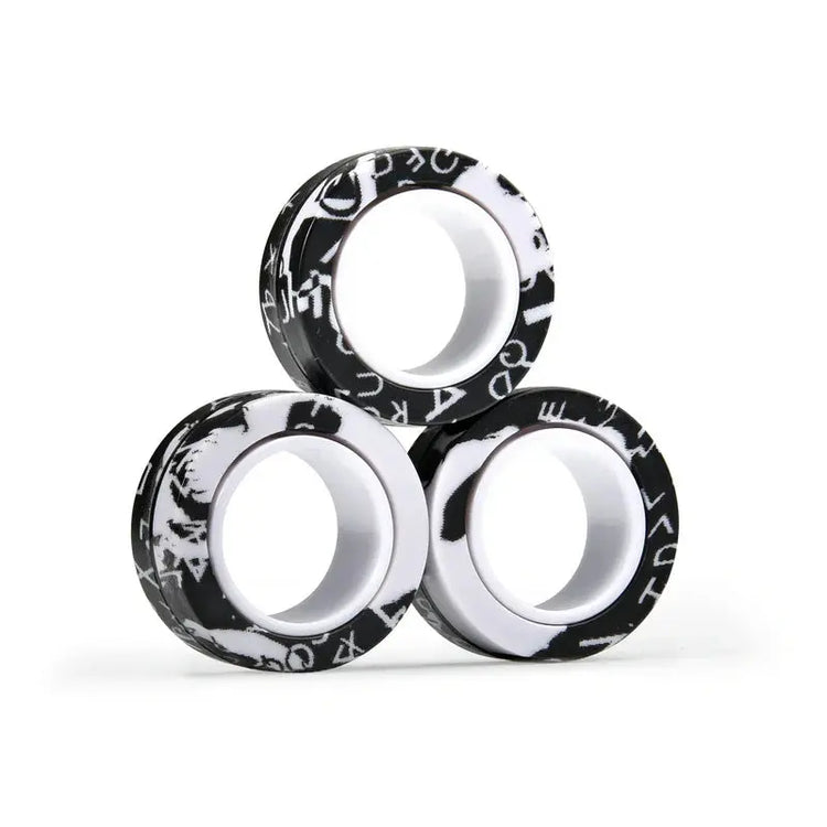 Anelli magnetici per dita Set di giocattoli colorati - My Hashtag Shop