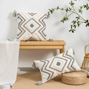 Fodera per cuscino geometrica in stile bohémien dal design moderno e semplice, adatta per divani in camera da letto quotidiana, soggiorno HASHTAG