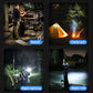 Luci da lavoro ricaricabili Torcia pieghevole a LED con base magnetica COB Light 360 ° Ruota il campeggio di emergenza del garage domestico di riparazione auto - My Hashtag Shop