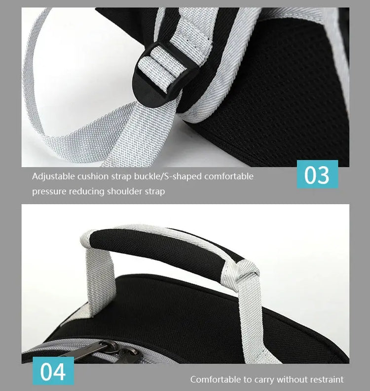 Borsa da trasporto per gatti per animali domestici Zaini spaziali per animali domestici Zaino trasparente portatile traspirante Borse per capsule spaziale per trasporto di cuccioli di cane - My Hashtag Shop