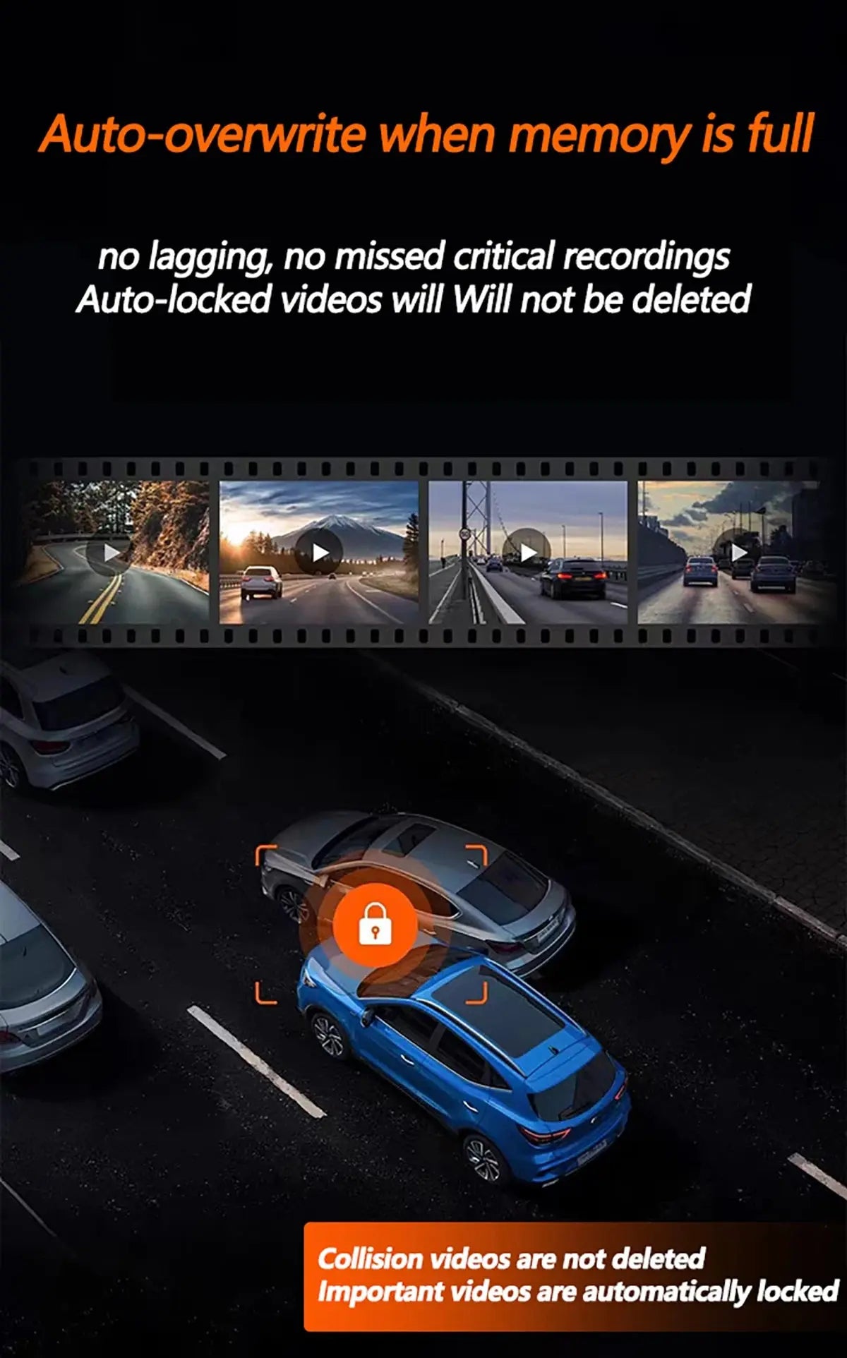 Dashcam 4 canali wifi car dvr cruscotto telecamere per auto way back box modalità parcheggio 24 ore anteriore e posteriore interno 360 dash cam - My Hashtag Shop