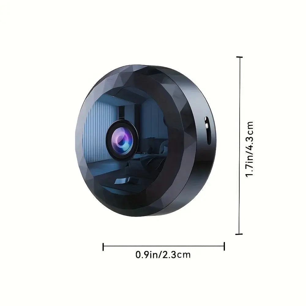 Mini telecamera di sicurezza WiFi wireless con rilevamento del movimento per visione notturna Batteria ricaricabile Facile da montare e controllato da app - My Hashtag Shop