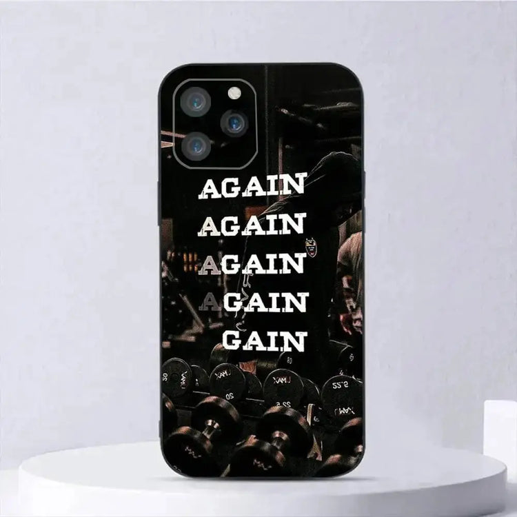 Bodybuilding Palestra Fitness Cassa Del Telefono Del Silicone Morbido Per IPhone 17 Air 16 15 14 13 12 11 Plus Pro Max Plus - My Hashtag Shop