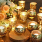 Mercury Glass Tealight Candle Holders - HASHTAG