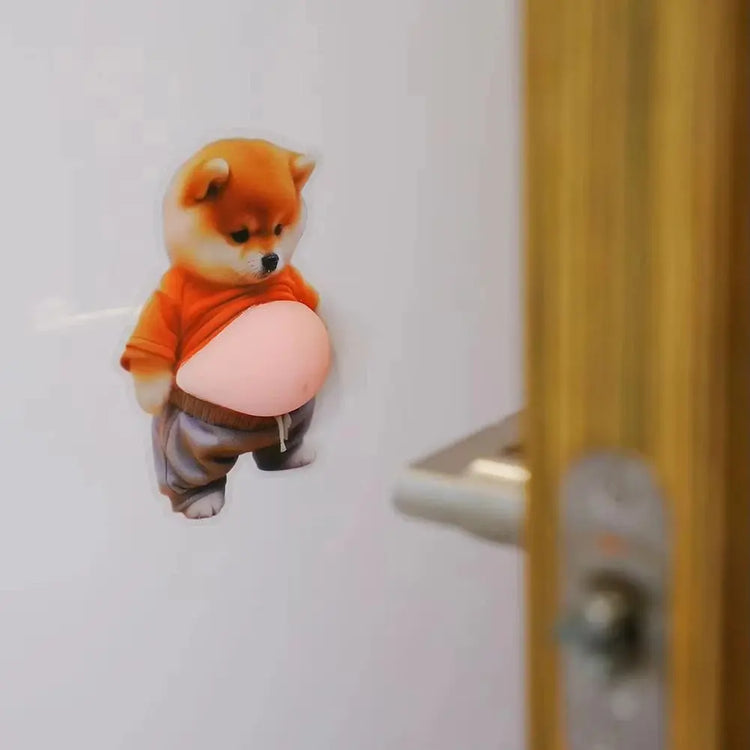 Pancia di Cane Adesivo Carino Paffuto Shiba Inu Cucciolo - My Hashtag Shop