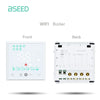 BSEED Wifi Smart termostati caldaia elettrica riscaldamento a pavimento dell'acqua Controller centrale interruttore presa pannello in vetro parte accessorio fai da te HASHTAG