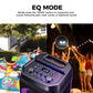 W-KING T12 Tragbare Bluetooth-sprecher-Box con suono MAX Pro da 370 W, Lichtshow, CSB, Bass Boost, Rollen e Teleskopgriff - My Hashtag Shop